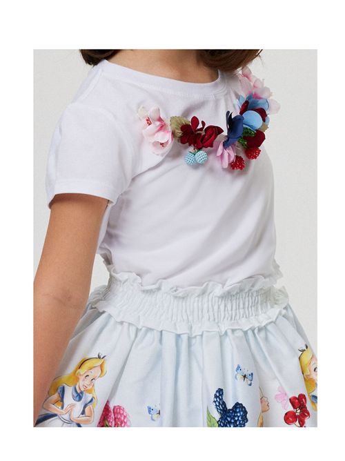 T-shirt, bambina, logata. MONNALISA | 11E628 52020099